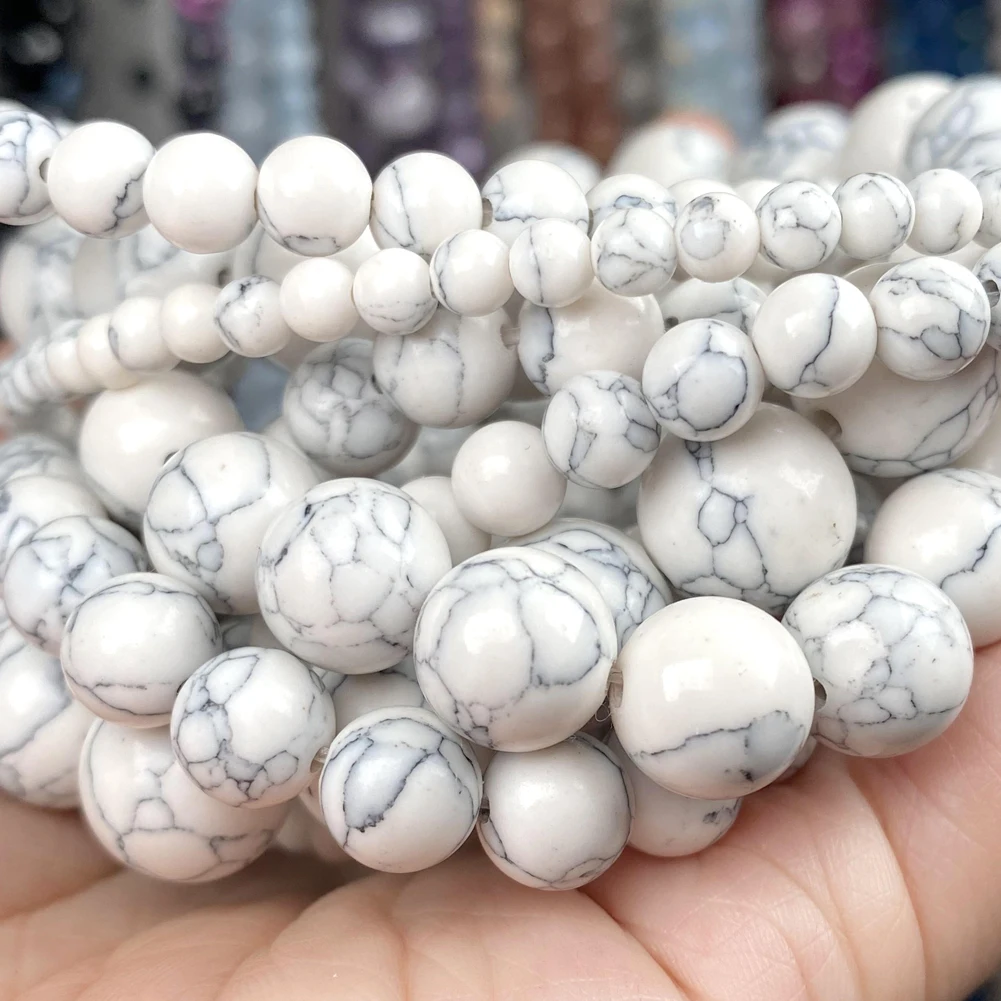 Natural Gemstone Beads for DIY Jewelry Crafting - Amethyst, Lava, Turquoise, Agate, Jade, Garnet, and Quartz