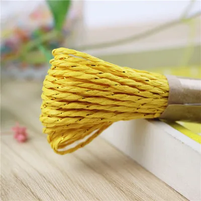 10 м красочные бумажные веревки DIY ручной работы ремесло для свадьбы торт из конфет Печенье Подарочная коробка упаковочный обмоточный Декор - Цвет: style 9