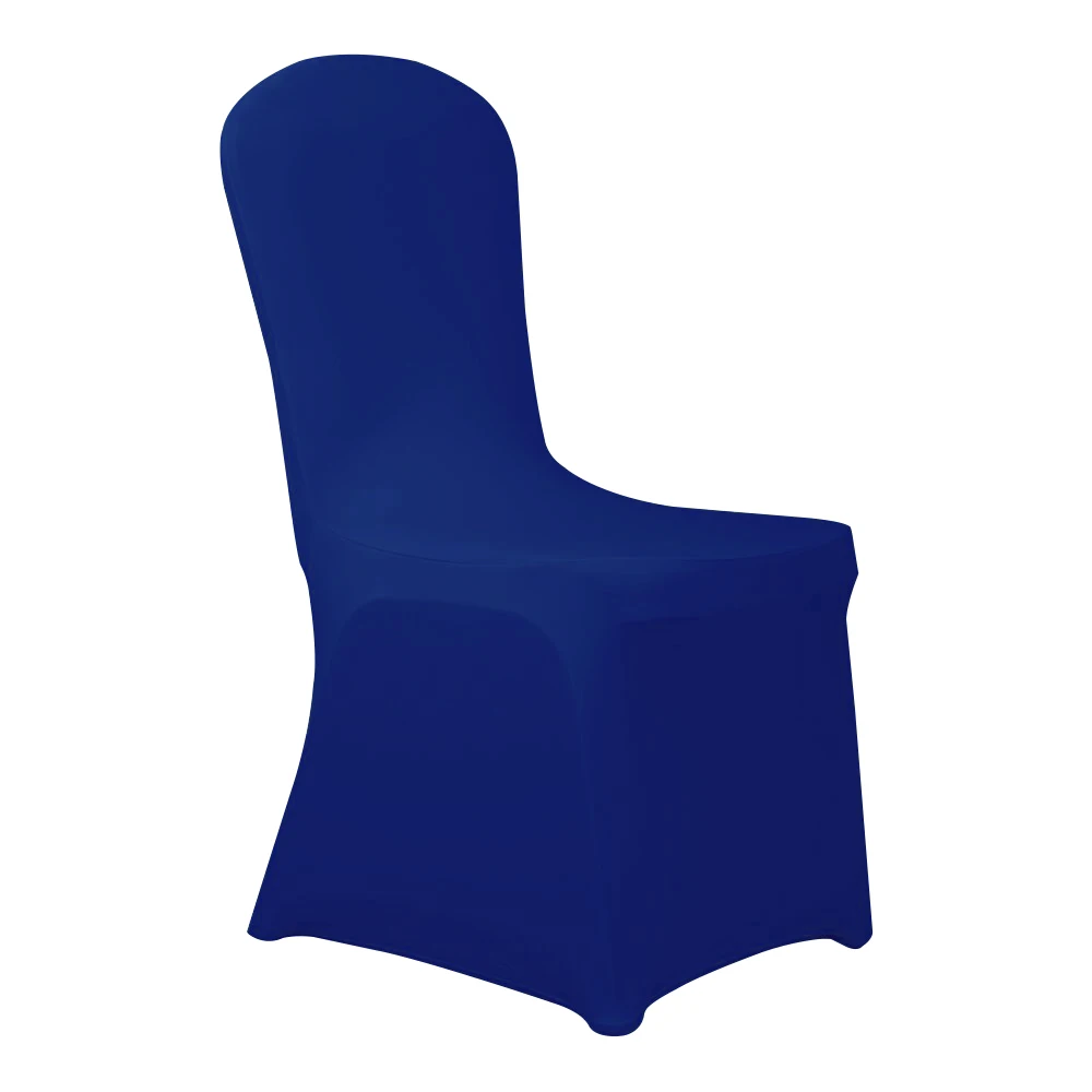 Royal Blue Чехол для кресла спандекс стрейч для свадебного украшения отеля банкета дома белый черный 4 шт - Цвет: Royal Blue