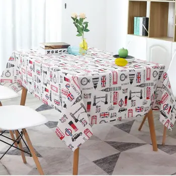 

Cotton Linen Tablecloth Party Table Cloth Rectangular Tablecloths Dining Table Cover Birthday Obrus Tafelkleed Mantel Mesa Nappe