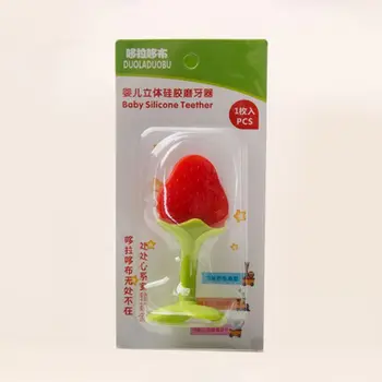 

Baby Teether Safety Silicone Fruit Teether Infant Kid Chew Tooth Toy Set Toddler