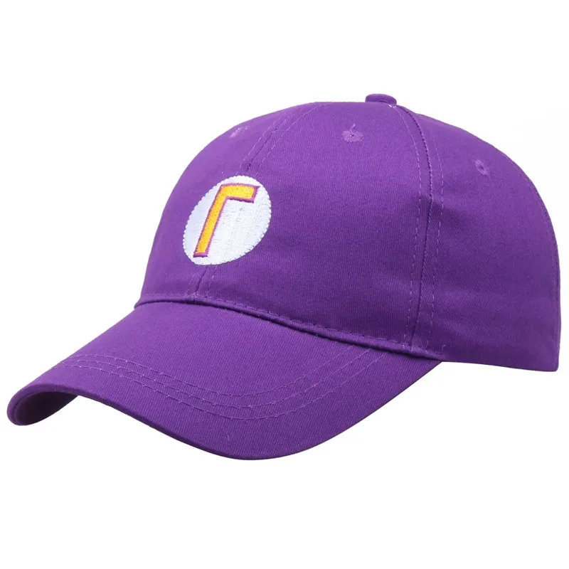 Игра супер шапка Марио Кепка Bros Cosplay Snapback бейсбольная кепка костюм Хэллоуин Дети реквизит для взрослых подарок Gorra De Beisbol - Цвет: Фиолетовый