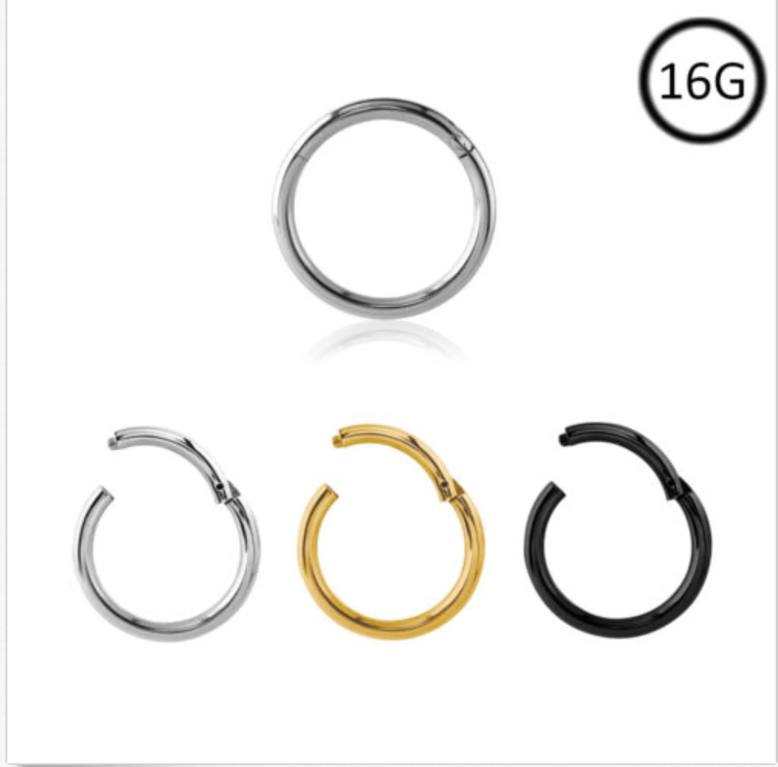 

2016 New European And American Accessories Not Allergy Nose Ring Nose Stud Earrings Ear Stud Piercing Jewelry Septum