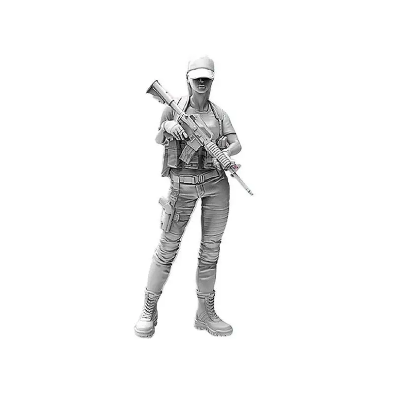 A 1/24(75 мм) полимерная солдатская модель, A-032, статическая модель, самосборные наборы из смолы, солдатская серия для креативного украшения - Цвет: A