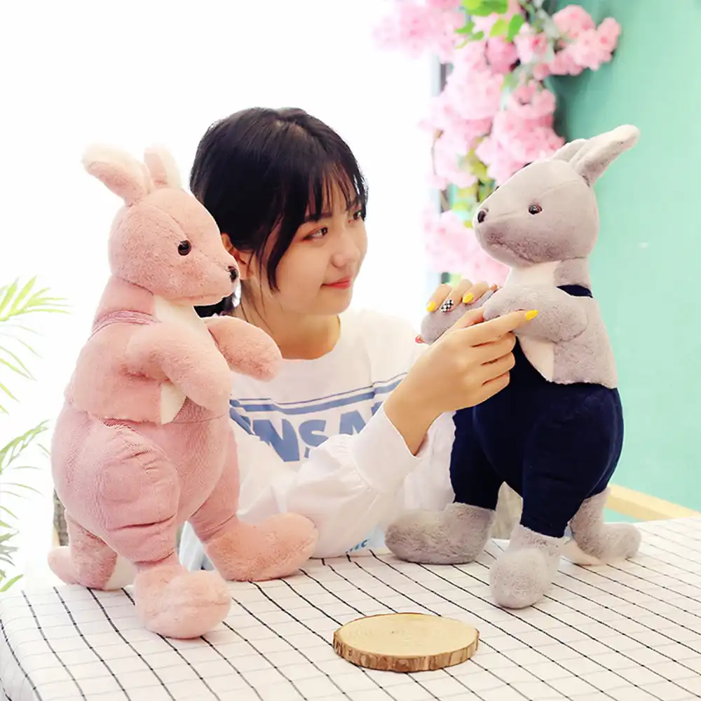 30/50 см новые милые куклы с морскими водорослями, кенгуру, мягкие плюшевые чучела плюшевые игрушки Семья украшения подарок для детей кенгуру кукла WJ204