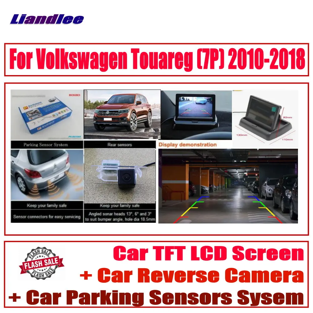 Для Volkswagen VW Touareg 7P 2010- камера заднего вида/цифровая система датчиков парковки/монитор дисплей