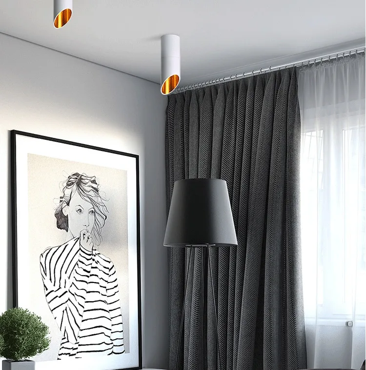 可调光调色明装筒灯圆形吸顶卧室客厅射灯led天花灯桶灯筒灯-淘宝网_07