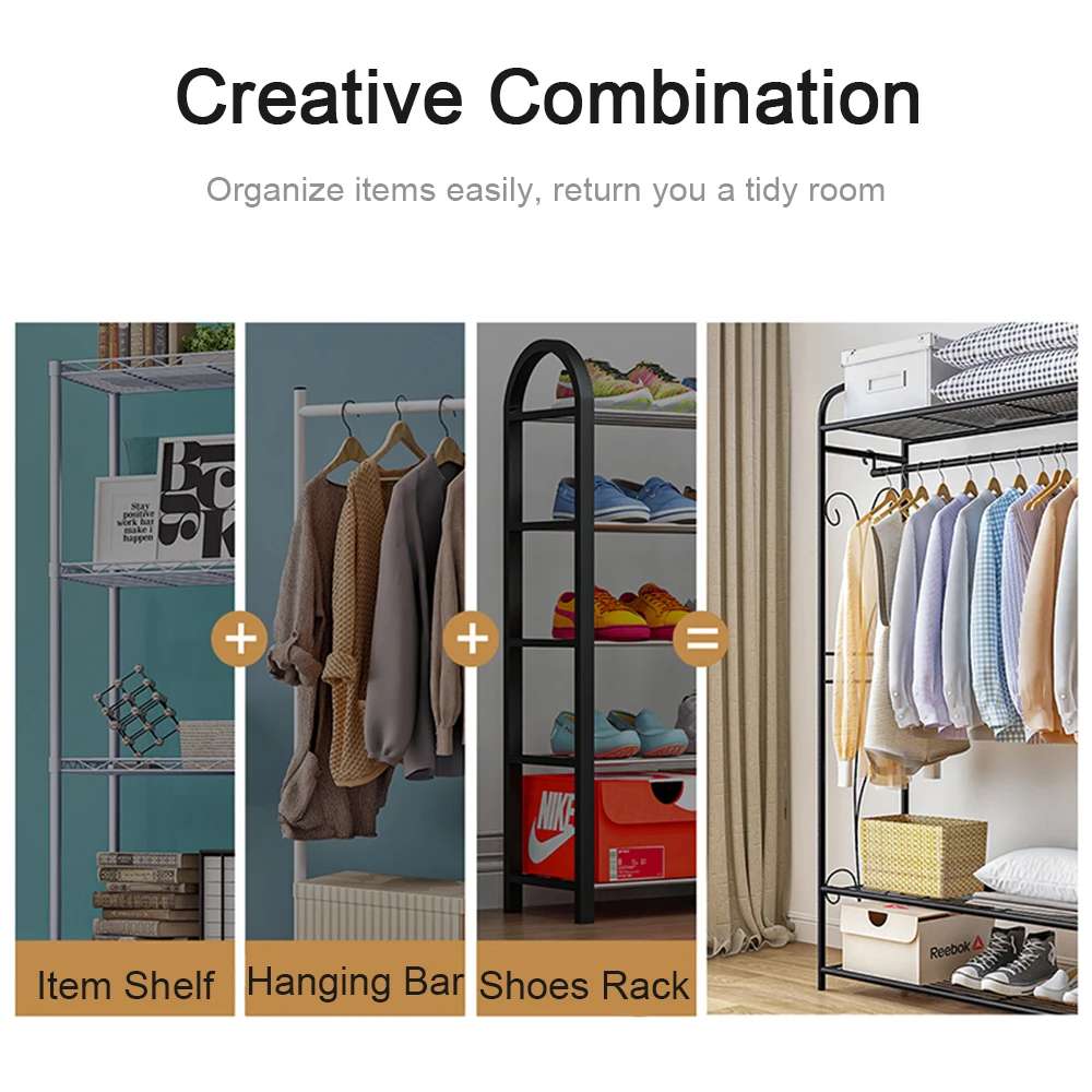 Clothes rail with shoe rack » Create an overview