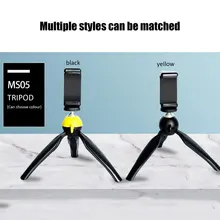 Portable Desktop Support Mini Tripod Stand With Phone Clip For Mobile Phone Dslr Camera Watchvideo Photograph