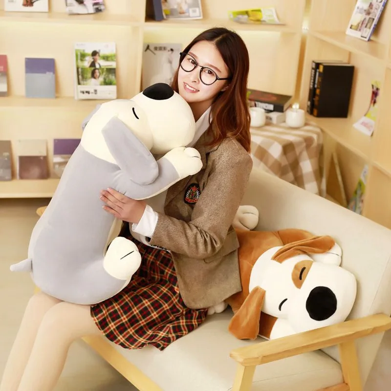 

Year of the Dog Mascot New Year Gift Spring Festival Gift down Cotton Long Ear pa gou Plush Toy Dog