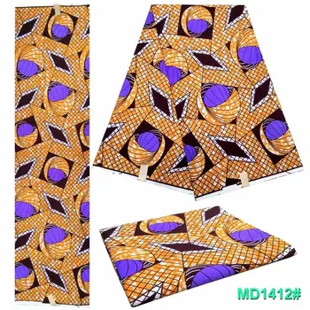 

Nigerian african wax fabrics 6 yards 100 % cotton top quality java wax Ankara print fabric for clothing materials!DF-4464