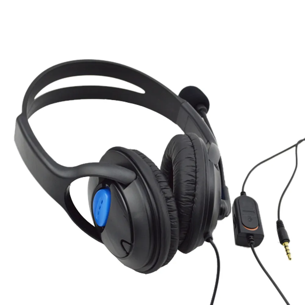 Wired Gaming Headset Headphones with Microphone for PS4 PC Laptop Phone Suitable for PC Laptop PS4 Game Console F812