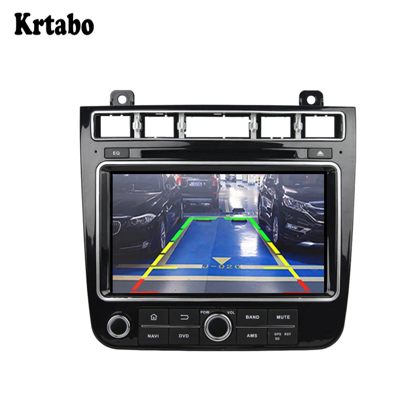 For Volkswagen TOUAREG 2015 2016 Android smart car navigation reversing image control screen one machine recorder support DVD