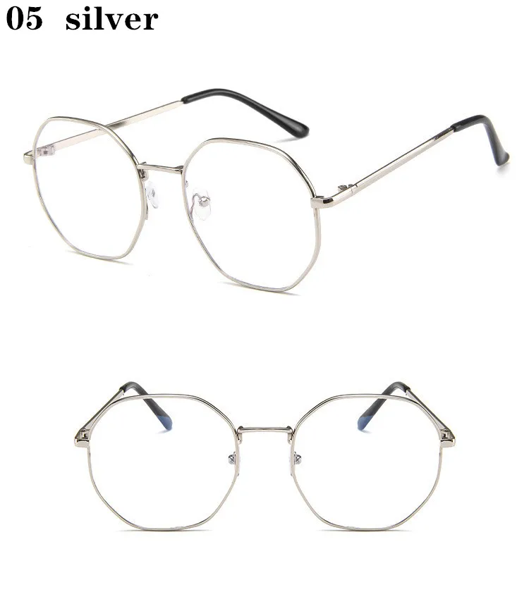 Компьютерные круглые оправы с принтом очки женские лучи радиационные оправы для очков металлические унисекс анти-голубые Легкие мужские очки с оптической оправой