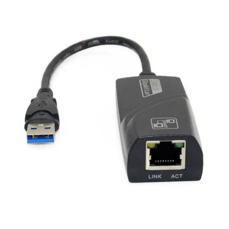 Внешний флэш-накопитель USB 3,0 сетевая карта 10/100/1000 M Ethernet порт совместим с USB2.0/USB1.1