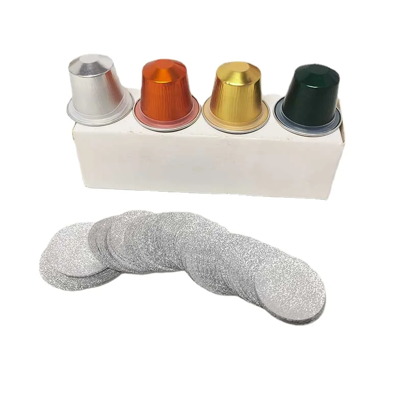 1000 Pcs Machinesealed Aluminum Foil Lids Compatible With Nespresso