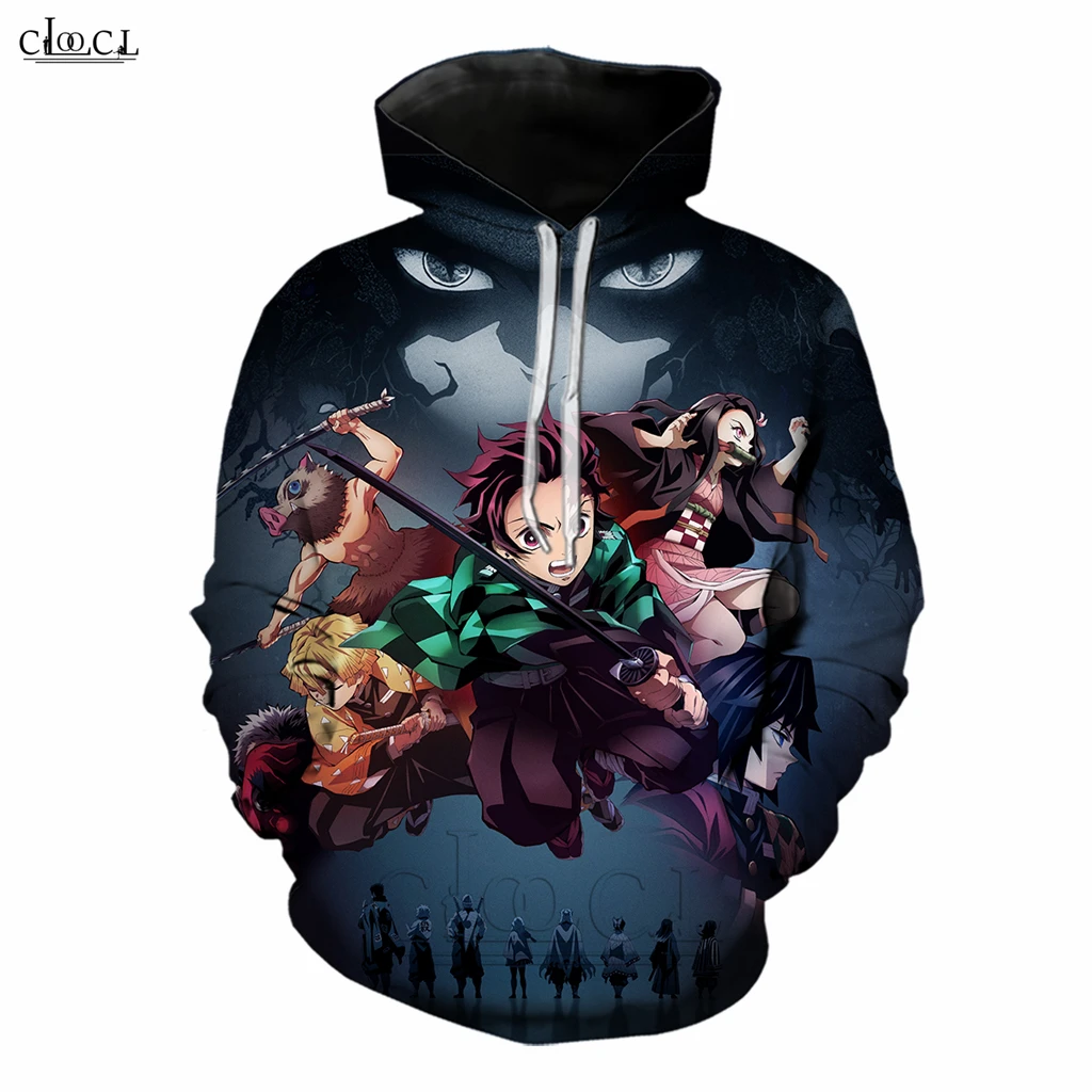 Модные толстовки для мужчин/женщин аниме Demon Slayer: Kimetsu No Yaiba 3D принт спортивная одежда Повседневный стиль уличная одежда пуловеры T238