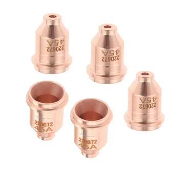 

5pcs TIG Plasma Nozzle 220672 Welder Consumable Welding Replace Part For 45 45A