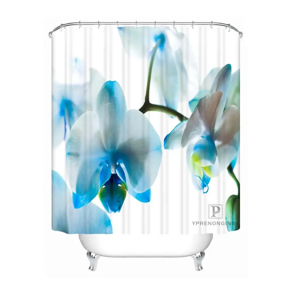 Shower Curtain Пользовательские Водонепроницаемый душ Шторы природа красивая Роза пейзажа@ 01 печатные Ванная комната Декор различные размеры#180324-01-08 - Цвет: Shower Curtain