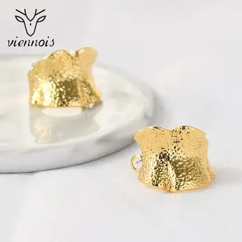 

Viennois Dubai Gold Earring Stud High Polished Stud Earrings Cuffs Jewelry for Women Jewelry Earrings