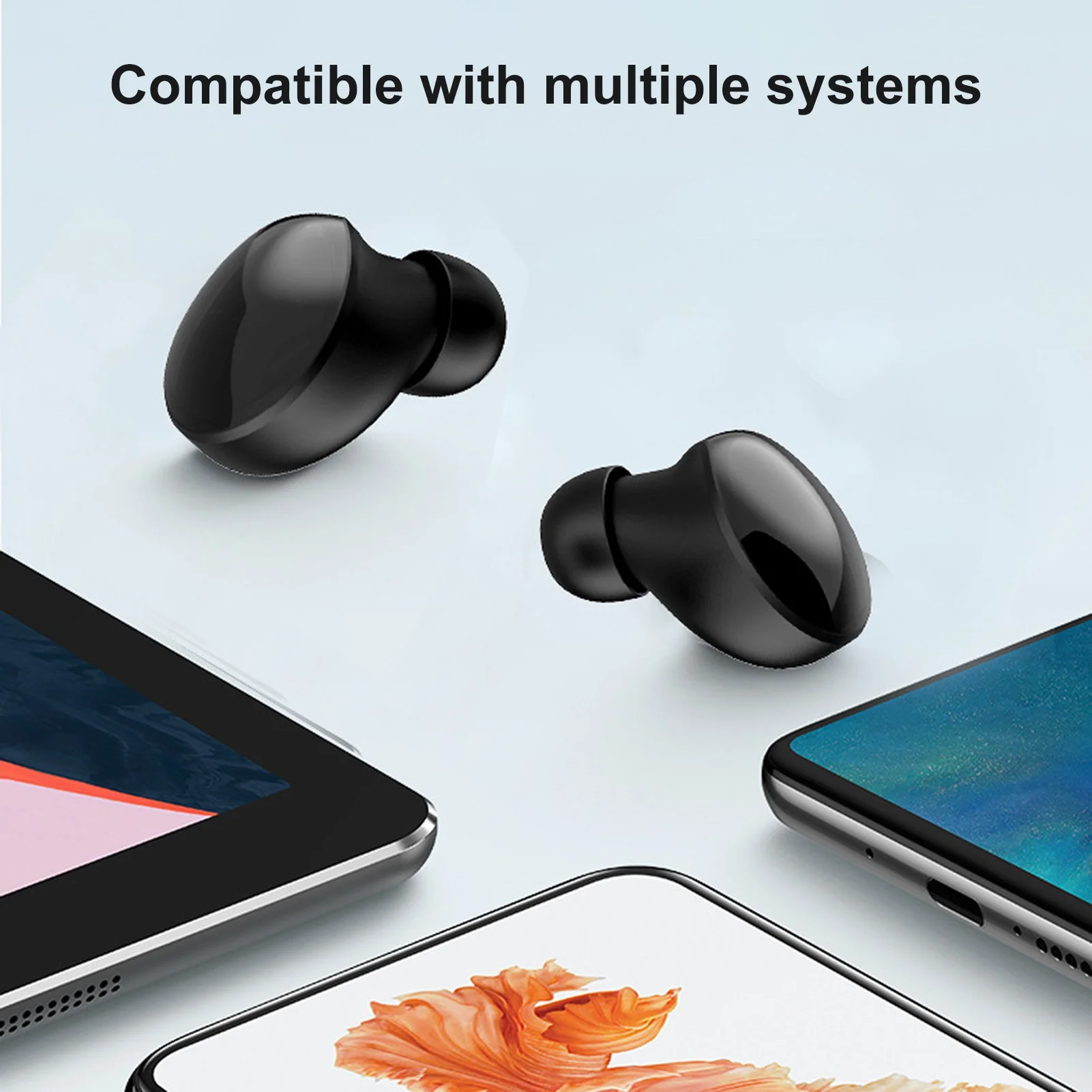 TWS Wireless IPX5 Waterproof In Ear Bluetooth Headphone Earphone Sport Earbud