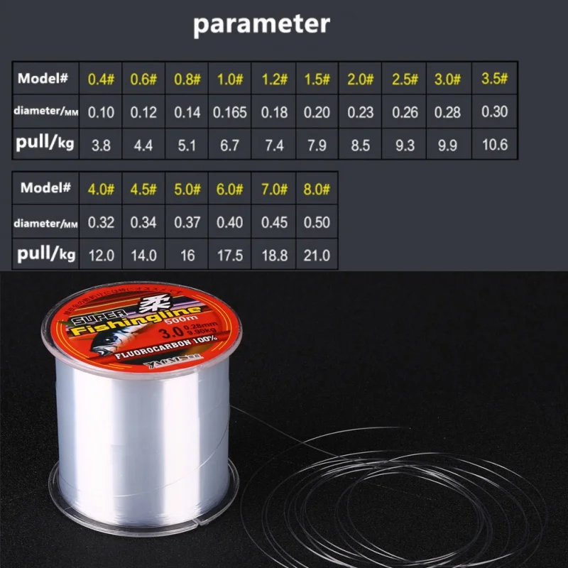 500 м серия леска супер мононити без рыболовной пластиковой марки японская коробка линия Нейлоновый Пакет сильный