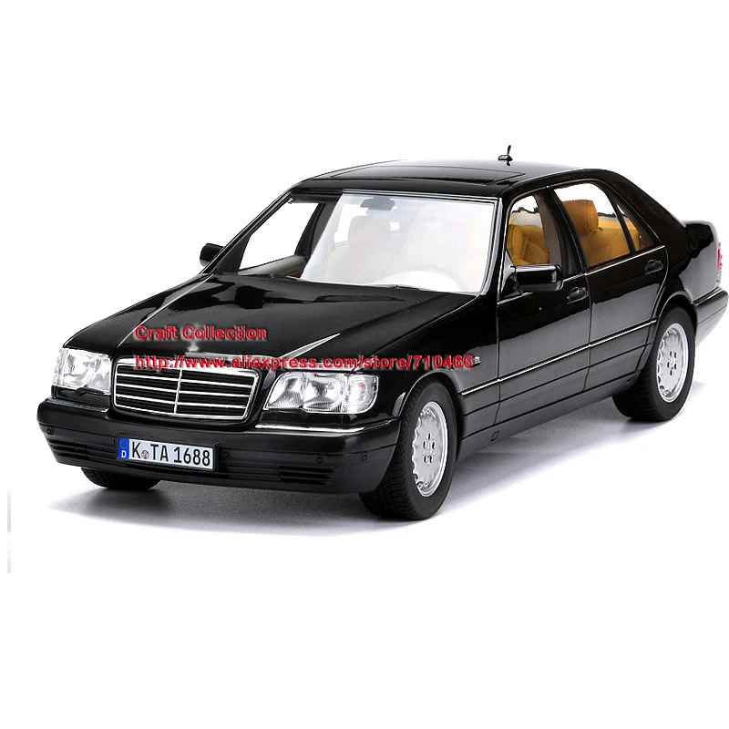 1:18 литая модель для Norev W140 S320 1997 классический седан Игрушечная машина из сплава миниатюрная коллекция подарок S600 S500