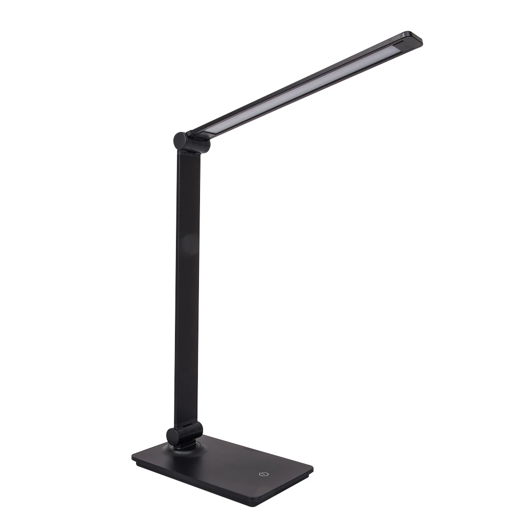Folding LED Desk Lamp Dimmable USB Charging Dormitory Portable Touch Control Eye Protection Study Nightlight Reading Office