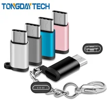 Tongdaytech USB 3,1 type C адаптер OTG Micro USB мама к type C папа конвертер для samsung S8 S10 LG G5 G6 Nexus 5X Pixel 2XL