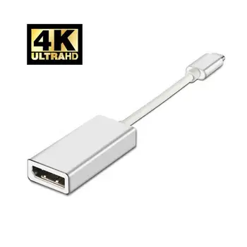 

New Multifunction Type C To DisplayPort DP USB Adapter C 3.1 Support 4K HDTV Converter Male To Femal For Macbook Computer Cables