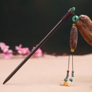 

Manual Antique Hanfu Hair Decorate Chinese Style Disc Hair Headwear Classical Court Step Shake Hairpin Woman Ball Hair Chai