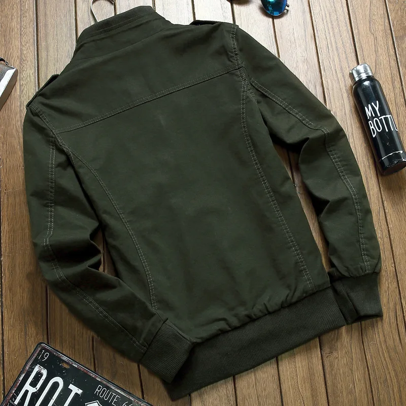 

Autumn New Style Jacket Men's Military Uniform Coat Thin Workwear Large Size Men'S Wear