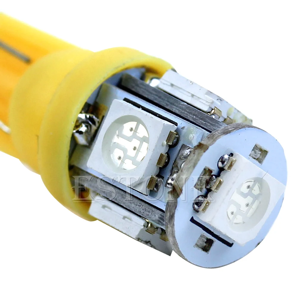 1X T10 5050 SMD 194 168 W5W 5 светодиодный светильник на танкетке лампа для автомобиля задний