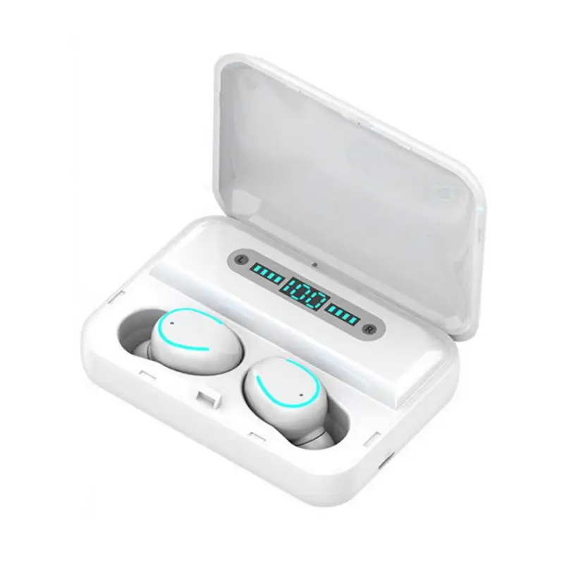 F9-5 TWS Bluetooth наушники цифровой светодиодный дисплей гарнитура сенсорная кнопка истинные беспроводные наушники спортивные стерео наушники