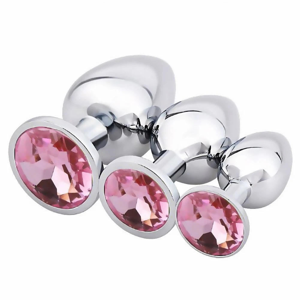 Anal butt plug en acier inoxydable design bijou fetish_voghion.com