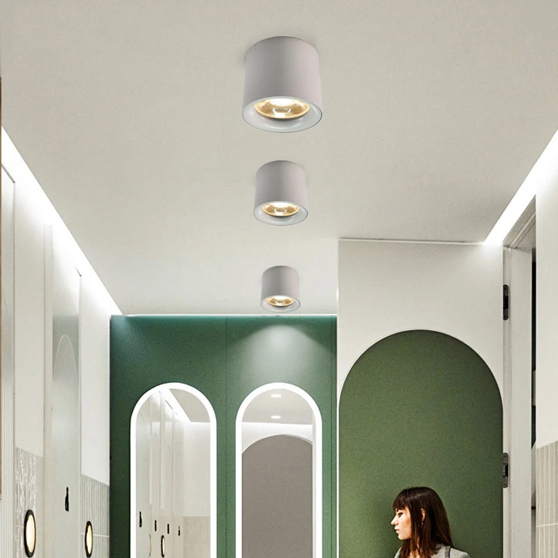 Цветные светодиодные потолочные светильники Macarons современные освещение для