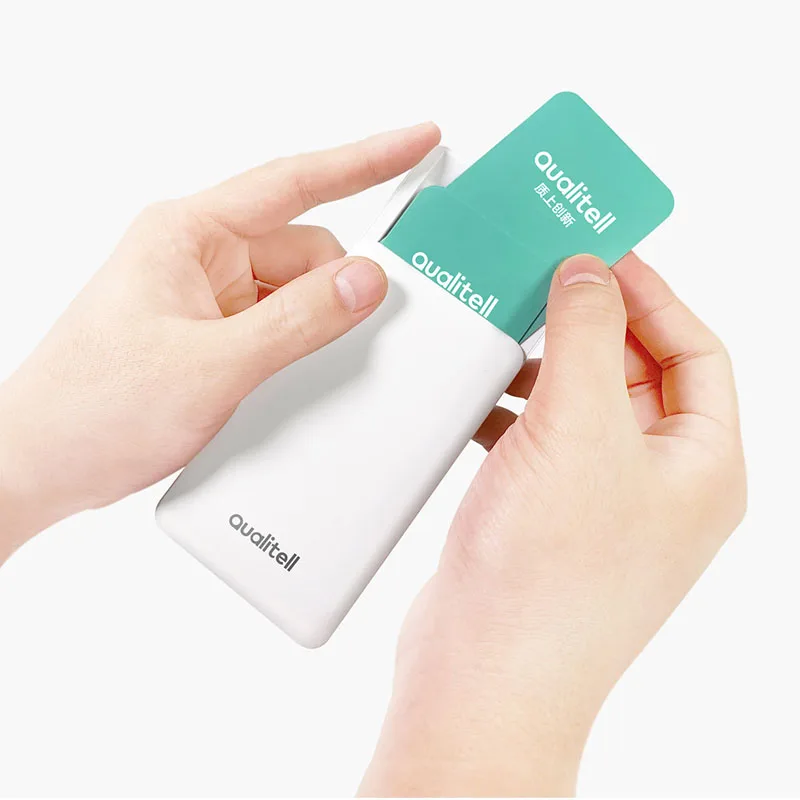 Xiaomi Mijia Qualitell бизнес-держатель для карт, дизайн слайдов, для хранения визиток, электронных визиток, тонкий Простой Чехол для карт