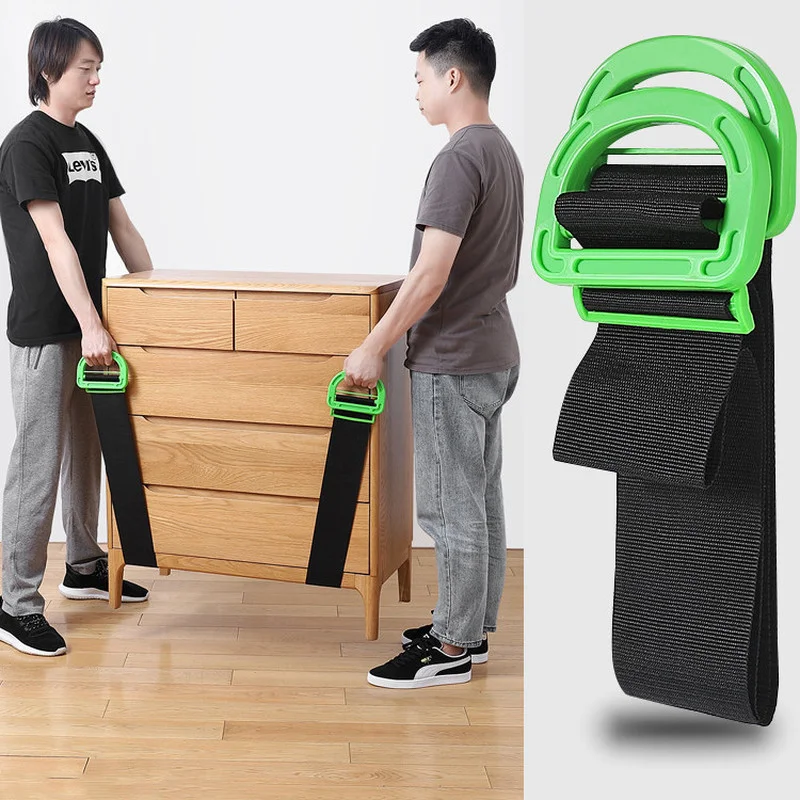 Adjustable Lifting Moving Strap Labor-saving Transport Belt Shoulder ...
