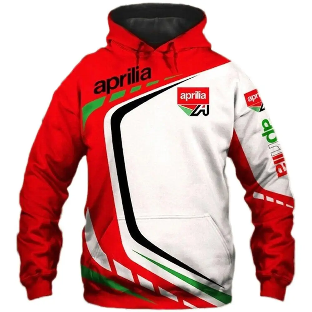 Мужские толстовки Aprilia RSV 1000 Толстовка весна-осень модная Высококачественная