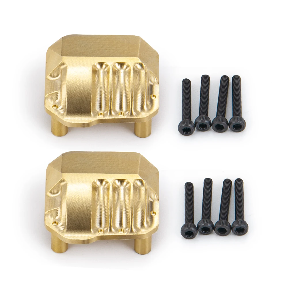 Axspeed медные противовесы для 1/10 scx10 ii 90046 90047 90060 90059 RC Гусеничный автомобиль сплав ступицы колеса передние и задние оси