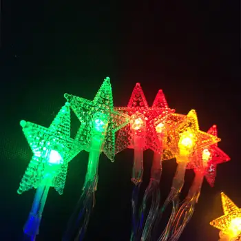 

LED Stars Shape Light String Lantern Fairy Lights Christmas Decoration Gift 6M
