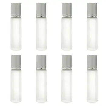 

8Pcs 10ml Mat-finish Empty Bottle Portable Pump Cosmetic Pump Empty Frosted Essential Oil Bottles Sub-bottle Bottle