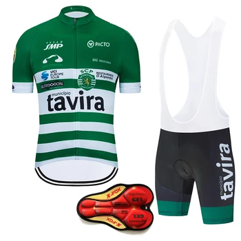 

New 2020 Cycling Clothing TAVIRA Pro Team MTB Mens Short Sleeve Jersey Set Summer Road Bike Uniform Triathlon Skinsuit Quick Dry