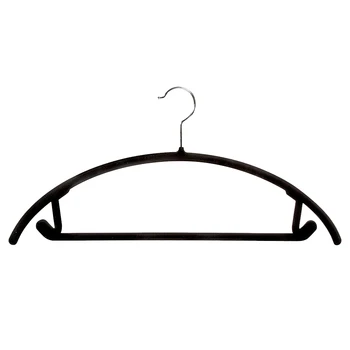

10pcs Hangers Non Slip Arched Swivel Hook Ergonomic Home Fixation Practical Anti Slip Space Saving Pile Coating Clothes Rack