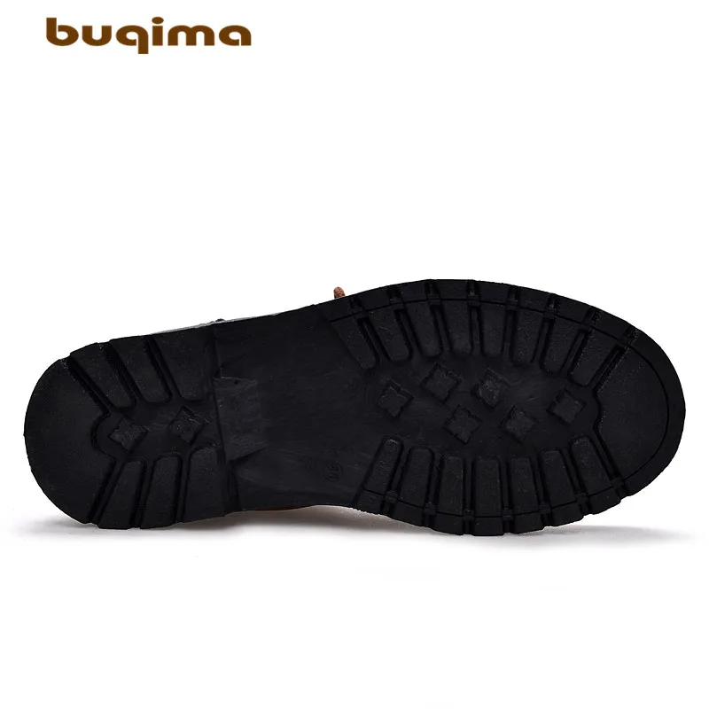 Buqima/Мужская обувь; Ботинки martin; высокая обувь; короткие сапоги-трубы; бархатная обувь; модная удобная обувь