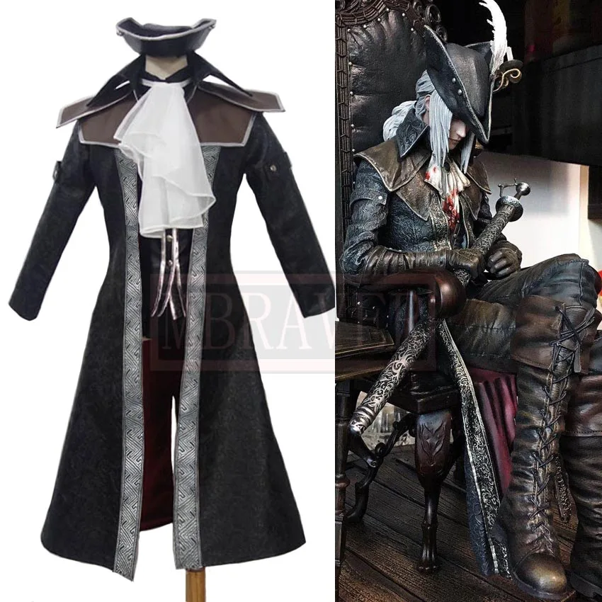Gioco Bloodborne Heroine Maria Retro Cosplay Halloween Costume Vintage Donna Halloween Party Outfit Realizzato Su Misura Di Qualsiasi Dimensione