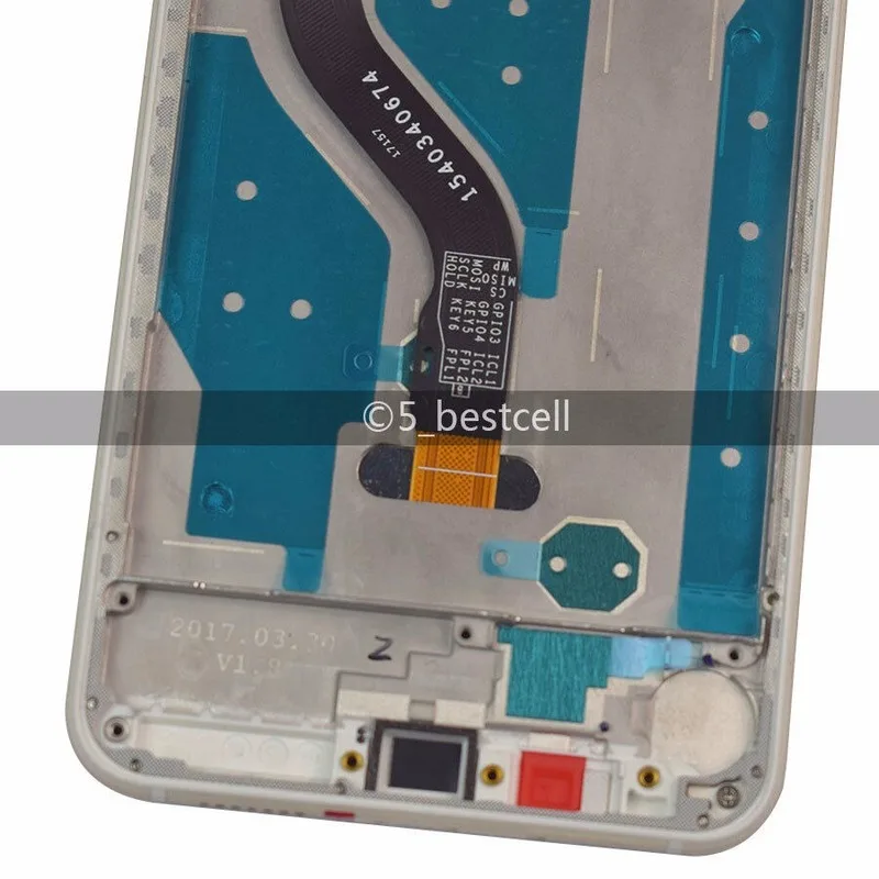 5," ЖК-дисплей с рамкой для Huawei P10 Lite ЖК-дисплей сенсорный дигитайзер+ ЖК-дисплей в сборе+ рамка