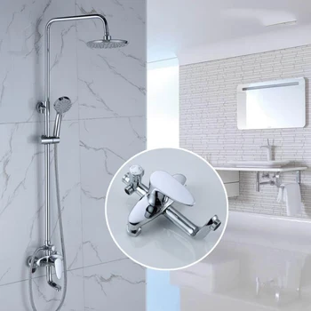 

Bathroom Booster Shower Set Copper Shower Set with Lifting Shower Sanitary Ware