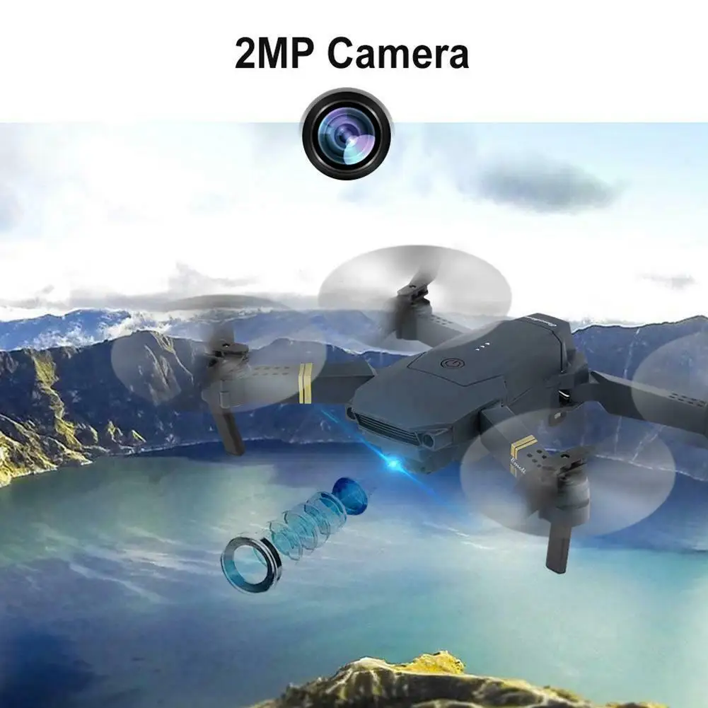 E58 складной Дрон RC Квадрокоптер 1080P 5.0MP камера 2,4 ГГц wifi FPV Безголовый самолет портативный аэрофотосъемка самолет