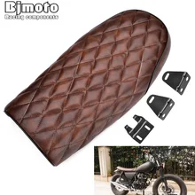 Мотоциклетное сиденье винтажное кожаное седло для honda cb cl
